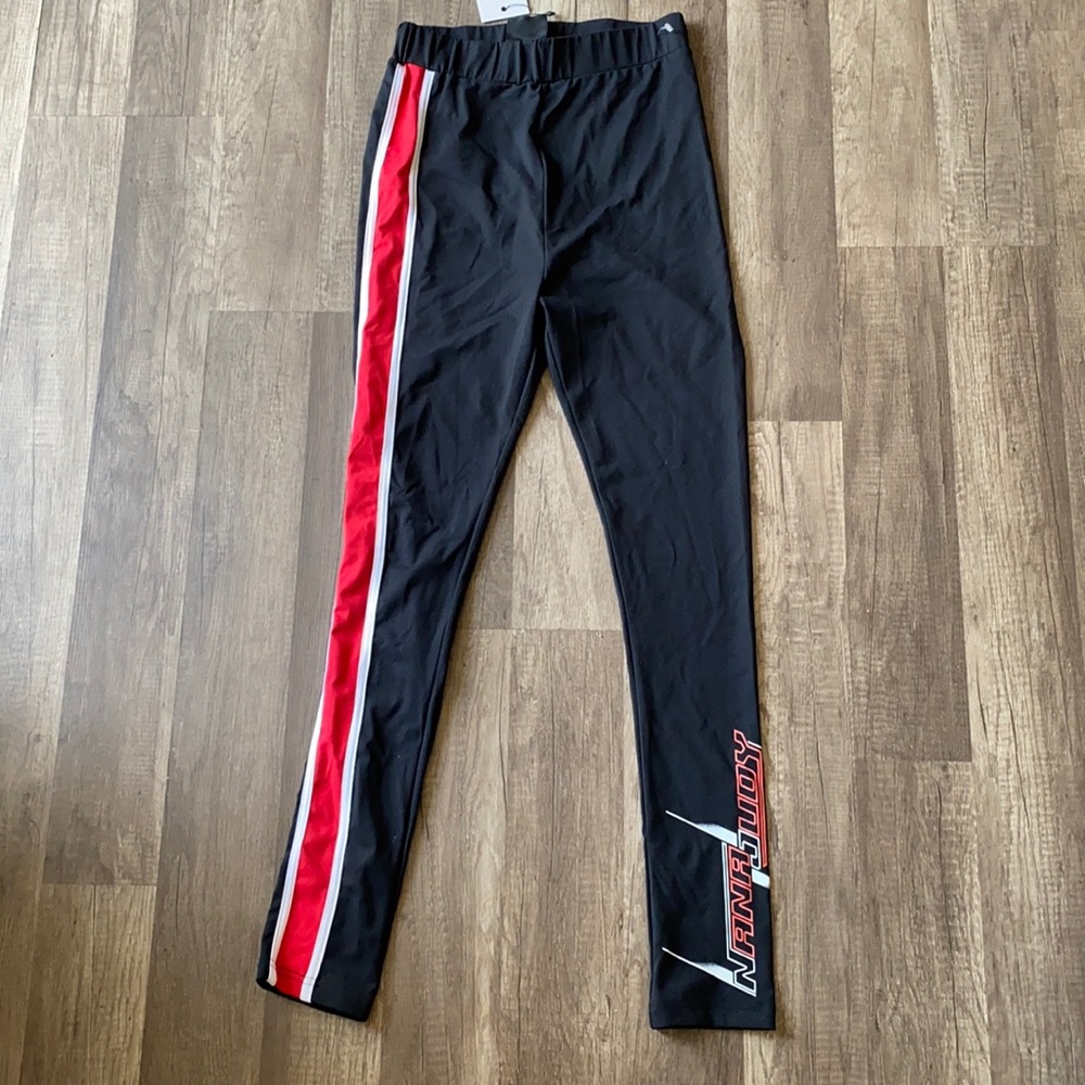 naNa jUDY striped sport leggings size S